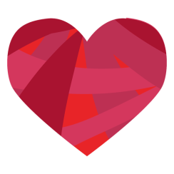 bf5c2e990bda8b22c53067042d449d99-colorful-heart-sticker-by-vexels